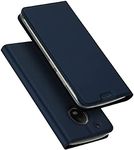 Helix Magnetic Case for Moto G5 Plus, Protective Magnetic Leather Flip Cover for Motorola Moto G5 Plus - Black