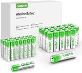 Lepro AA and AAA Batteries Combo Pack 48 Count, Batteries Variety Pack 2800mAh High-Performance Alkaline Power - 24 Double AA Batteries and 24 Triple AAA Batteries