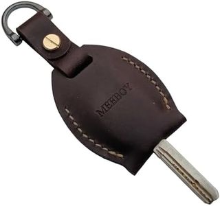 Handmade Keychain Leather Protective Key Holder Large Capacity Protective Case Key Cover Protective Case Keychain (Style B)