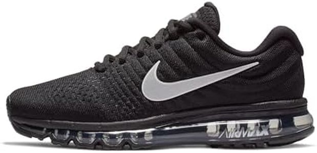 NIKE Mens Air Max 2017 Running Shoes Black/White/Anthracite 849559-001 Size 10