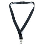 Printed Lanyards Personalised Custom Any Text Colour Lanyard Safety Break ID Card Holder. Visitor Security Company Event Gig Show Staff Teacher NHS Nurse (Black)