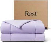 REST® Evercool® Cooling Comforter, King/Cali King, Blanket for Hot Sleepers, All Season Bedding to Keep Cool for Night Sweats, Breathable Lightweight Blanket, 106x90 Inches, Lavender Breeze