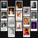 Ariana Grande Polaroids Mini Posters Kit (Set of 15) | Singer Ariana Grande Collage Kit Polaroids Sized POsters (8 x 6 cm) Posters for Phone Accessories, Bedroom, Office, Living room, Dorm (Ariana Grande)