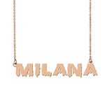 HUAN XUN Custom Name Necklace Choker Personalized Jewelry, Metal, stainless-steel,