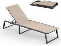 Oasbira Aluminum Chaise Lounge Chai