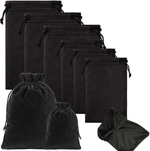 6 Pcs Adult Game Toy Storage Bags, Microfiber Drawstring Gift Bags Pouches Adjustable Toy Organizer Foldable Ditty Underwear Bag Sunglasses Case Home Travel Pouch (6)