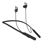 Tecsox Tecband Pulse 300 Wireless Neckband|40H Playback| IPX 4 | Boom Bass [Black] Bluetooth Headset (Black, in The Ear)