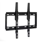 Safekom Slim TV Wall Bracket Mount Flat Tilt Monitor Stand For 26" - 55" Samsung LG Sony 3D LCD LED Plasma 26 30 32 35 37 40 42 45 50 52 55 Inches | Fixed Wall Mount Strong and Durabl