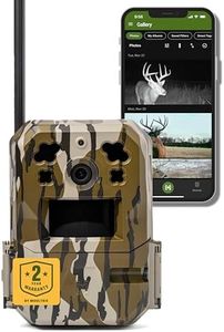 Moultrie Mobile Edge Pro Cellular Trail Camera - Auto Connect, Nationwide Coverage, False Trigger Elimination Tech,1080p Video with HD Audio, 100ft Detection Range