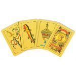 Spanish Playing Cards, Original Spanish Cards, Briscas Cards Puerto Rico, Original Spanish Deck of Cards, Mexican Playing Cards [Luxury Gold Foil Classic] [PVC Waterproof] (1)