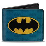 Buckle-Down Buckle-Down Bifold Wallet Batman Accessory, Batman, 4.0" x 3.5"