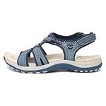 Free Spirit Fairmont Womens Navy Sandal - Size 7 UK - Blue