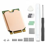 Awxlumv for Steam Deck Heatsink Thermal Pad M.2 2230 NVME SSD Copper Heat Sink Cooling Thermal Pastes Back Cover Opening Tools Back Screws Replacements Screwdriver Repair Kit for Stream Deck SSD