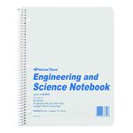 NATIONAL Brand Engineering & Science Notebook, White, 11 x 8.5 60 Sheets (33610)