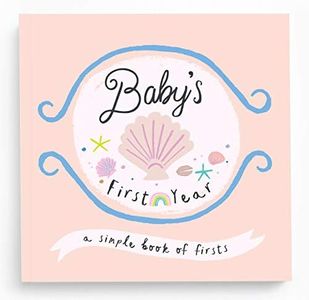 Lucy Darling Baby Memory Book, Themed Baby First Year Book, First 5 Years Journal & Photo Album for Baby Boy/Girl, Keepsake Books, Gender Neutral Memories & Milestone Book, Mom Gift - Beach Babe