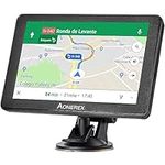 GPS Navigation for Car Truck 2024 Vehicle GPS 7 inch Touch Screen Voice Navigation System Speeding Alert Speedometer Lifetime Free Map Update of Canada United States Mexico