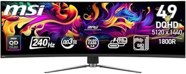 MSI, MPG 491CQPX QD-OLED, 49-Inch, 