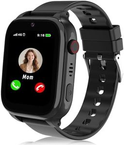 YEDASAH 4G Kids Smart Watch, Video and Phone Call, GPS Location, Smartwatch for Kids, Alarm Clock, Puzzle Game, Calculator, School Mode, Birthday for Girls Boys