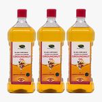 Thanjai Natural 3000ml Groundnut Oil Unrefined wooden Cold Pressed (Peanut Oil) 100% Natural No Cholesterol + Healthy Cooking (3L)