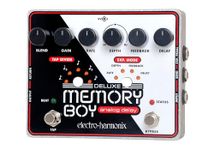 Electro Harmonix Deluxe Memory Boy Pedal for Electric Guitar Silver