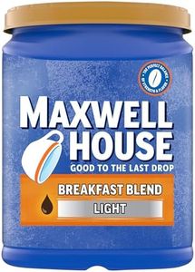 Maxwell House Breakfast Blend Light Roast Ground Coffee (38.8 oz Canister)