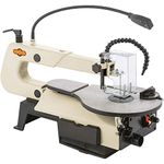 Shop Fox W1872 16" VS Scroll Saw with Foot Switch, LED, Miter Gauge, Rotary Shaft