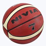 Nivia Rubber Basketball, Size 7 (Color May Vary)