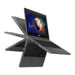 Asus 2-in-1 Touchscreen 11.6" HD Laptop - Intel Celeron N4500, 4GB RAM, 64GB eMMC, Windows 10 Pro, Stylus Pen, US MIL-STD-810H Durability - Star Gray (BR1100FKA-502YT)