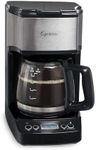 Capresso 426.05 5-Cup Drip Mini Coffeemaker, Black/Silver