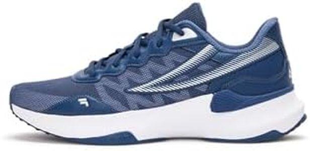 FILA Men's Hyperion Energized Shoes, Ensign Blue/Metallic Silver, US 11