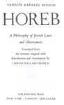 Horeb: A Philosophy of Jewish Laws and Observances