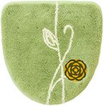 OKA Etoffe Toilet Lid Cover, Dorenimo Type, Green (for Both U, O, Washing, and Heating Uses)