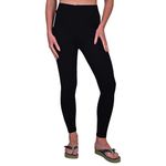 ROCKSY Tailored Cut & Skinny Fit Solid Stretchable Cotton Leggings for Women Ankle Length with Ultrasoft Wide Elastic Waistband |Comfortable Black Ankle Length Leggings |Fashionwear| Size_2XL|