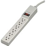 Fellowes 99000 Economical Power Strip with 6 Outlets