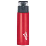 Milton Atlantis 900 Thermosteel Insulated Water Bottle, 750 ml, Red | Hot and Cold | Leak Proof | Office Bottle | Sports | Home | Kitchen | Hiking | Treking | Travel | Easy to Carry | Rust Proof