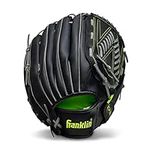 Franklin Sports Baseball and Softball Glove - Fieldmaster Midnight Adult + Youth Baseball Gloves - Infield + Outfield Mitt - Right Hand Throw - 13"