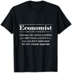 Economics Student Gift Idea Definition Math Economist T-Shirt