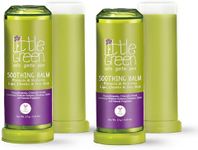 Little Green Kids Soothing Balm, Kids Skincare, Moisturizing Baby Lip Balm for Chapped Lips, Cheeks & Dry Skin, Pack of 2 Sticks, 0.45oz