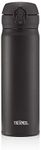 Thermos Flask, Stainless Steel, Matt Black, 470 ml