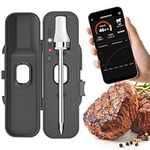 Armeator Wireless Meat Thermometer, 932°F High-Temperature Grilling for Open Fire, 229FT Smart Digital Bluetooth Meat Thermometer for Cooking, BBQ, Smoker, Oven 丨Meat Probe for Remote Monitor with APP