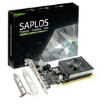 SAPLOS GT 730 4GB Graphics Card, 2 HDMI, DisplayPort, VGA, DDR3 64-bit, Low Profile Video Card PC, Computer GPU, Low Power, PCI Express x8, DirectX 12