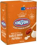 Kingsford Signature Flavors Wood Pellets with Garlic, Onion and Paprika, Hickory Wood Blend, 100% Real Spice - for All BBQ Grills & Smokers, 18 lbs