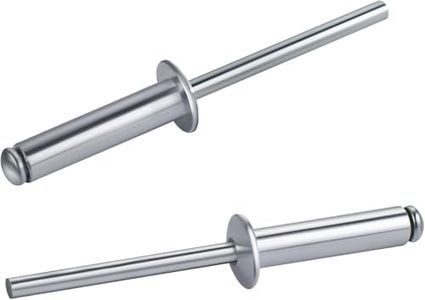 250 PCs 1/4'' x 5/8''Aluminum Blind Rivets, Pack of 250 CT 6.4mm x 16mm Pop Rivets with Aluminum Grip and Steel Mandrel