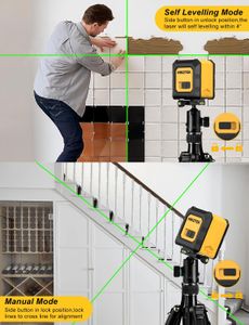 Nikotek Green Laser Level – Self-Leveling Cross Line Tool