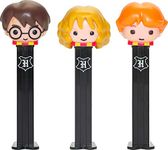 PEZ Harry Potter Character Sweet Dispenser, Vegetarian, 2 x 17 g Refill Packs (Pack of 12)