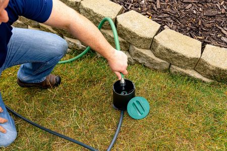 Rain Bird In-Ground Rotor Sprinkler System Kit – Click-N-Go Hose Connection