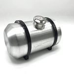 JSD AUTO PARTS 2.9 Gallons 8" x14" Spun Aluminum Gas Tank / Fuel tank Center Fill 1/4" NPT