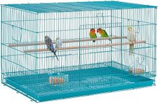 Yaheetech Flight Bird Cage Metal Extra Space Parakeet Cage for Medium Small Birds Cockatiels Conures Budgies Lovebirds