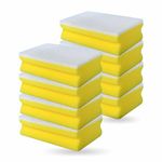 Sponges Washing Up Kitchen Scourers Non Scratch Scrubber Heavy Duty Scrub Dishwashing Pads For Pans Pots Dishes Home Bathroom Furniture Garage Car Wash Multi Purpose Cleaning 8x4x6cm (8 Pack)