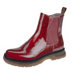 Cipriata L052BDP-5 Ladies Ankle Boots Burgundy Patent, size 5 UK (L052)